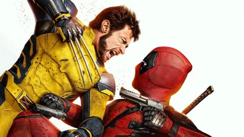Hugh Jackman and Ryan Reynolds in Deadpool & Wolverine.
