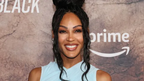 Meagan Good attends Tyler Perry's "Divorce In The Black" New York Premiere at Regal Times Square on July 08, 2024 in New York City.
