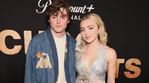 Spencer List and Peyton List attend the "School Spirits" screening & after party on March 01, 2023 in Los Angeles, California.
