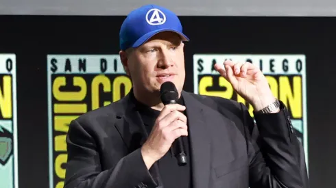 Kevin Feige, President, Marvel Studios speaks onstage at the Marvel Studios Panel during 2024 Comic-Con International at San Diego Convention Center on July 27, 2024 in San Diego, California.

