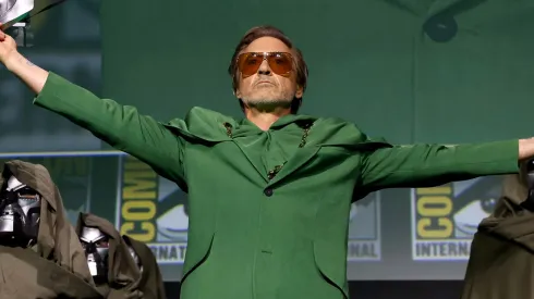 Robert Downey Jr. at San Diego Comic Con 2024 at the unveiling of his new character, Doctor Doom.
