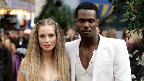 Hannah Dodd and Victor Alli attend the special screening of "Bridgerton" Season 3 – Part Two at Odeon Luxe Leicester Square on June 12, 2024 in London, England.
