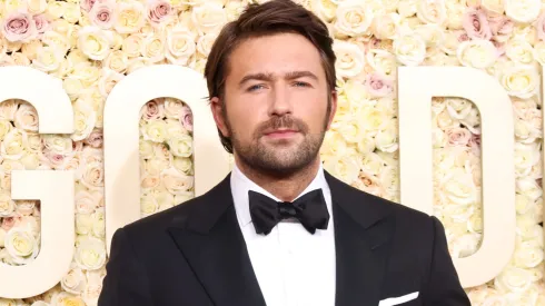 Brandon Sklenar attends the 81st Annual Golden Globe Awards at The Beverly Hilton on January 07, 2024.
