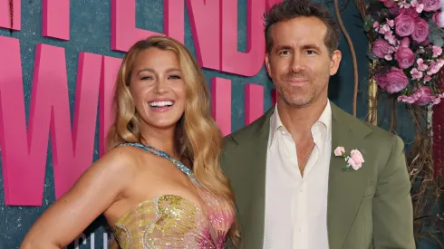 Blake Lively and Ryan Reynolds attend the "It Ends With Us" New York Premiere at AMC Lincoln Square Theater on August 06, 2024.
