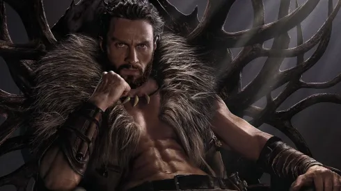 Aaron Taylor-Johnson in Kraven the Hunter.
