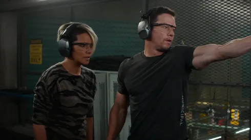Halle Berry and Mark Wahlberg in The Union.
