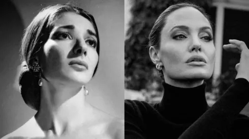 Maria Callas and Angelina Jolie.
