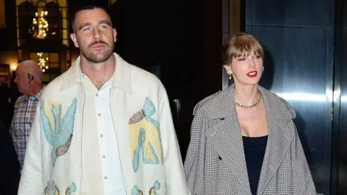 Taylor Swift and Travis Kelce in 2024.
