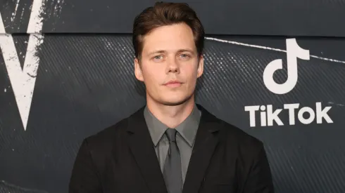 Bill Skarsgård attends the world premiere of "The Crow" at Village East by Angelika on August 20, 2024.
