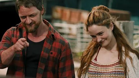 James McAvoy and Aisling Franciosi in "Speak No Evil". 
