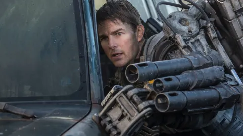 Tom Cruise in "Edge of Tomorrow". 
