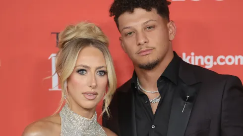 Brittany Mahomes and Patrick Mahomes attend the 2024 TIME100 Gala at Jazz at Lincoln Center on April 25, 2024.
