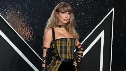 Taylor Swift attends the 2024 MTV Video Music Awards at UBS Arena on September 11, 2024.
