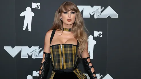 Taylor Swift attends the 2024 MTV Video Music Awards at UBS Arena on September 11, 2024.
