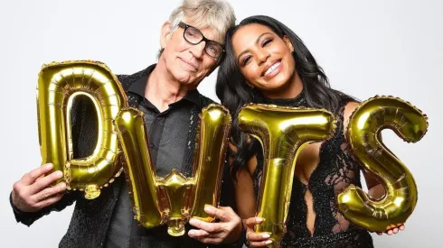 Eric Roberts and Britt Stewart in Dancing with the Stars, Season 33.
