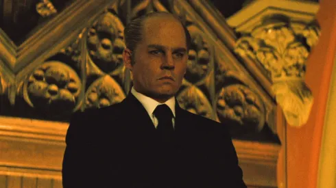 Johnny Depp in "Black Mass". 
