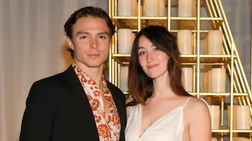 Nicholas Chavez and Victoria Abbott attend Netflix's Primetime Emmy afterparty at Hilex on September 15, 2024 in Los Angeles, California
