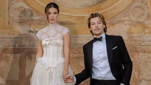Millie Bobby Brown and Jake Bongiovi at their wedding in May 2024.
