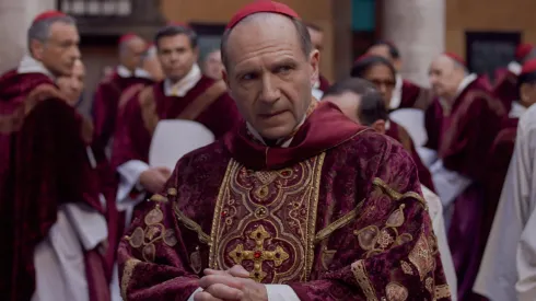 Ralph Fiennes in Conclave.
