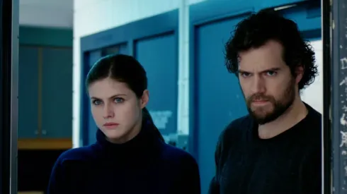 Henry Cavill and Alexandra Daddario in Night Hunter.
