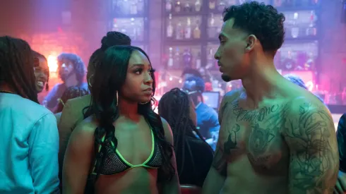 Xavier Smalls and Taylor Polidore Williams in Beauty in Black.
