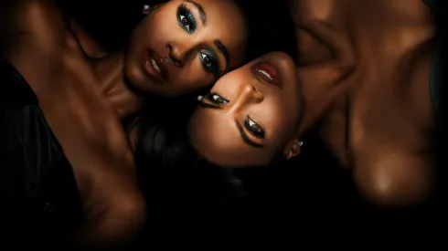 Taylor Polidore Williams and Crystle Stewart in Beauty in Black.
