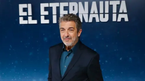 Actor Ricardo Darin poses in the white carpet for the series 'El Eternauta' at Centro Costa Salguero on April 29, 2025 in Buenos Aires, Argentina. (Photo by Marcos Brindicci/Getty Images)

