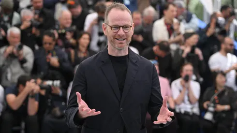 Joachim Trier poses during the "Affeksjonsverdi" (Sentimental Value) photocall at the 78th annual Cannes Film Festival at Palais des Festivals on May 22, 2025 in Cannes, France.
