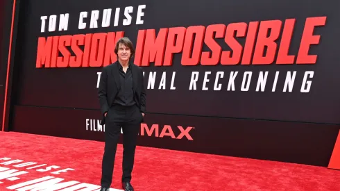 NEW YORK – MAY 18: Tom Cruise arrives at the US Premiere of "Mission: Impossible – The Final Reckoning" at Lincoln Center Plaza in New York, New York on May 18, 2025. (Photo by Bryan Bedder/Getty Images for Paramount Pictures)
