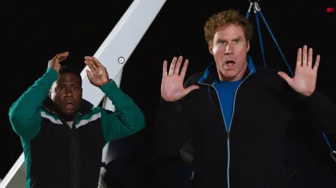 Kevin Hart and Will Ferrell in "Get Hard"
