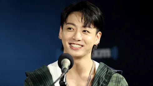 Jungkook visits SiriusXM at SiriusXM Studios.
