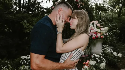 Travis Kelce and Taylor Swift.
