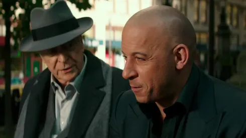 Michael Caine and Vin Diesel in "The Last Witch Hunter"
