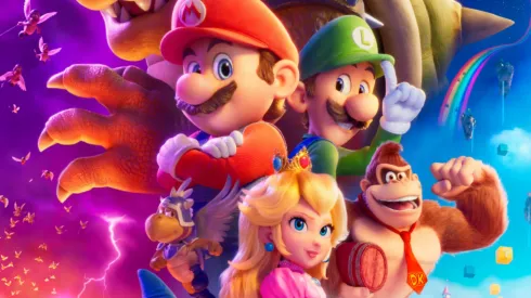 Jack Black, Charlie Day, Chris Pratt, Kevin Michael Richardson, Keegan-Michael Key, and Anya Taylor-Joy in Super Mario Bros.: La película (2023)
