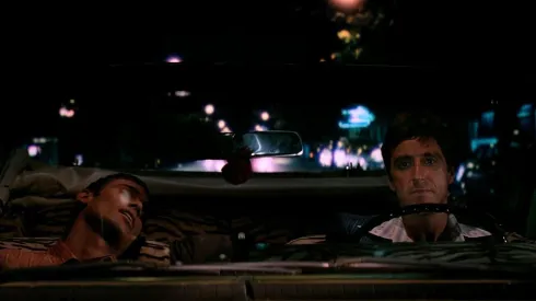 Al Pacino and Steven Bauer in Scarface.
