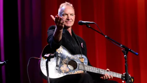 Sting performs onstage in 2025.
