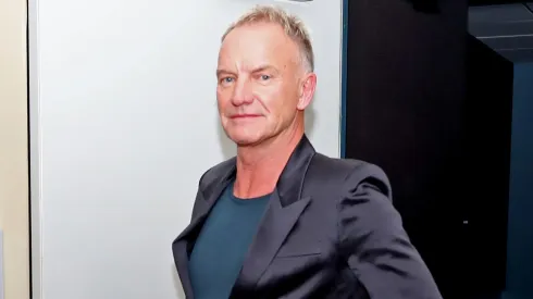 Sting seen backstage for CMT Giants: Vince Gill.
