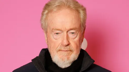 Ridley Scott poses ahead of his conversation on stage at BFI Southbank.
