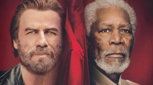 Morgan Freeman, John Travolta in The Poison Rose (2019)
