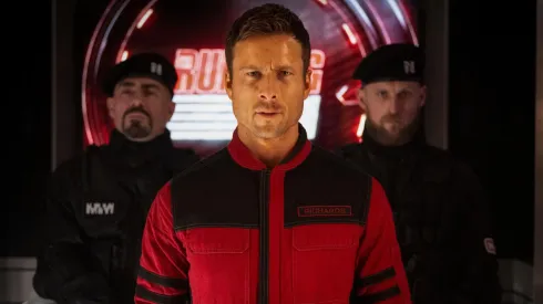 Glen Powell in The Running Man.

