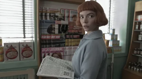 Anya Taylor-Joy in The Queen's Gambit.
