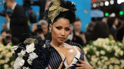 Nicki Minaj attends the 2025 Met Gala Celebrating "Superfine: Tailoring Black Style".