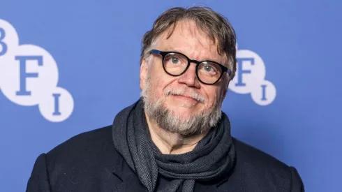 Guillermo Del Toro attends the "Frankenstein" extended intro with himself and Jacob Elordi at BFI IMAX Waterloo.