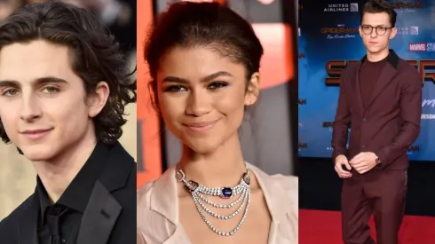 Timothée, Zendaya y Tom
