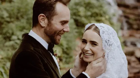 Lily Collins y su esposo, Charlie McDowell
