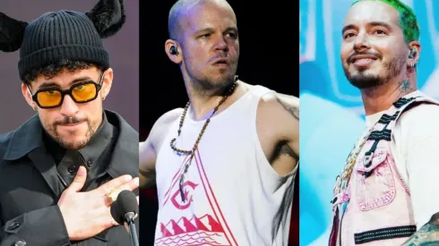 Bad Bunny, Residente y J Balvin, tres de los artistas más escuchados en Latinaomérica
