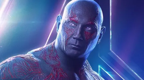 Dave Bautista interpreta a Drax el Destructor en Guardianes de la Galaxia.
