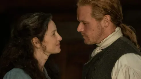 Sam Heughan y Caitriona Balfe
