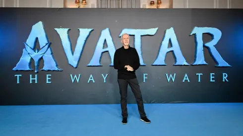 LONDON, ENGLAND – DECEMBER 04: James Cameron attends the photocall for "Avatar: The Way of Water" at The Corinthia Hotel on December 04, 2022 in London, England. (Photo by Gareth Cattermole/Getty Images for Disney)

