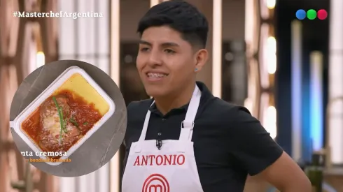 Antonio DESLUMBRÓ con una polenta con salsa y bondiola pero no se llevó la estrella